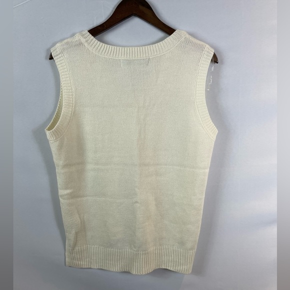 Cream Knit Vest - Picture 5 of 6